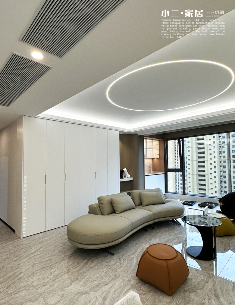 【小二家居4485 全屋定制】金域丹堤 现代简约-橱柜衣柜定制家具 生产流程跟进